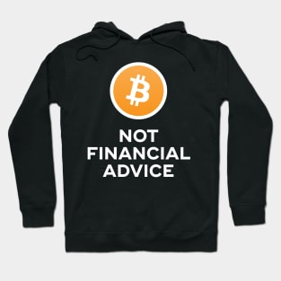 Bitcoin. Not Financial Advice. Hoodie